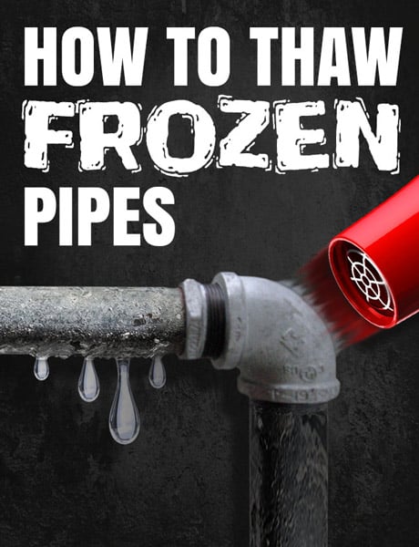 How To Thaw Frozen Pipes