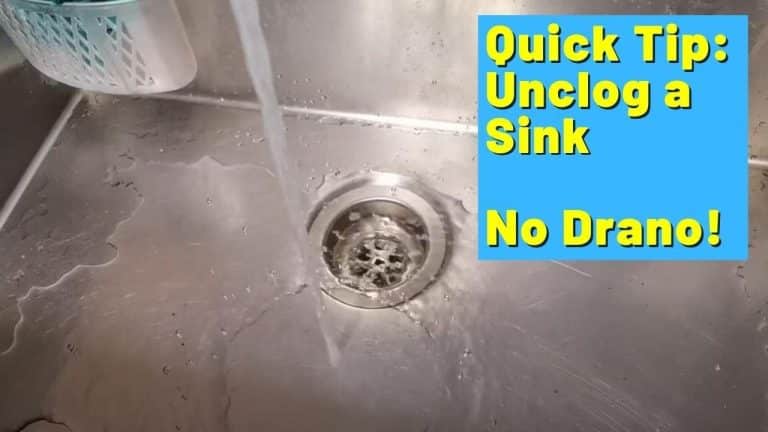 clogged drain