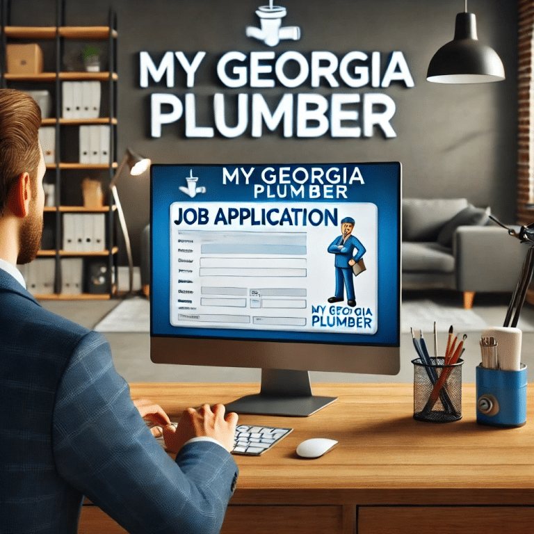 applying for a job at My Georgia Plumber