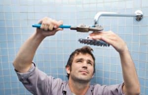 Man Fixing Shower