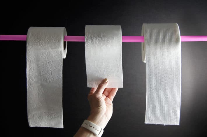 Toilet Paper Rolls On Rod